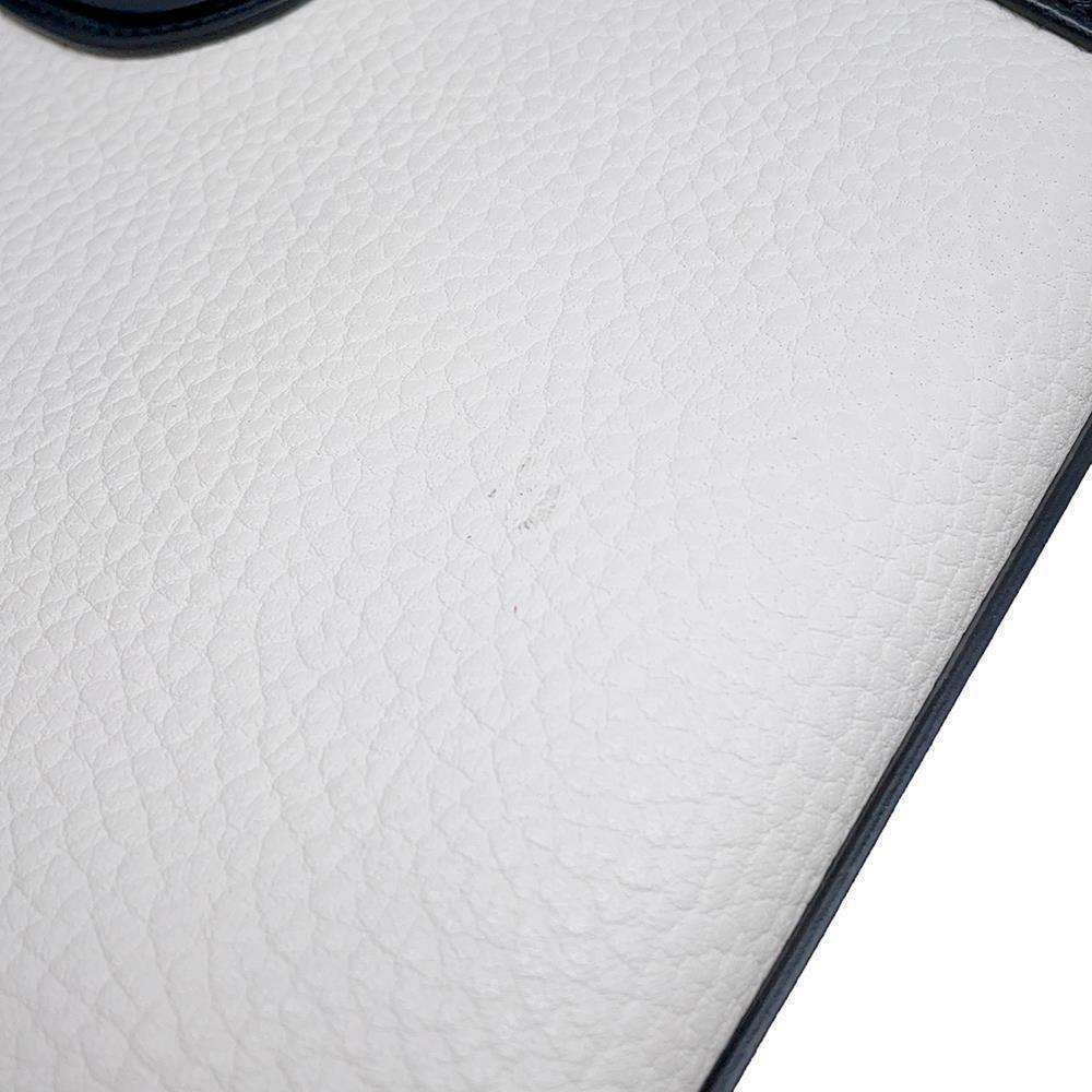 Celine handbag Luggage Shopper leather suede shoulder bag black white - Picture 9 of 12